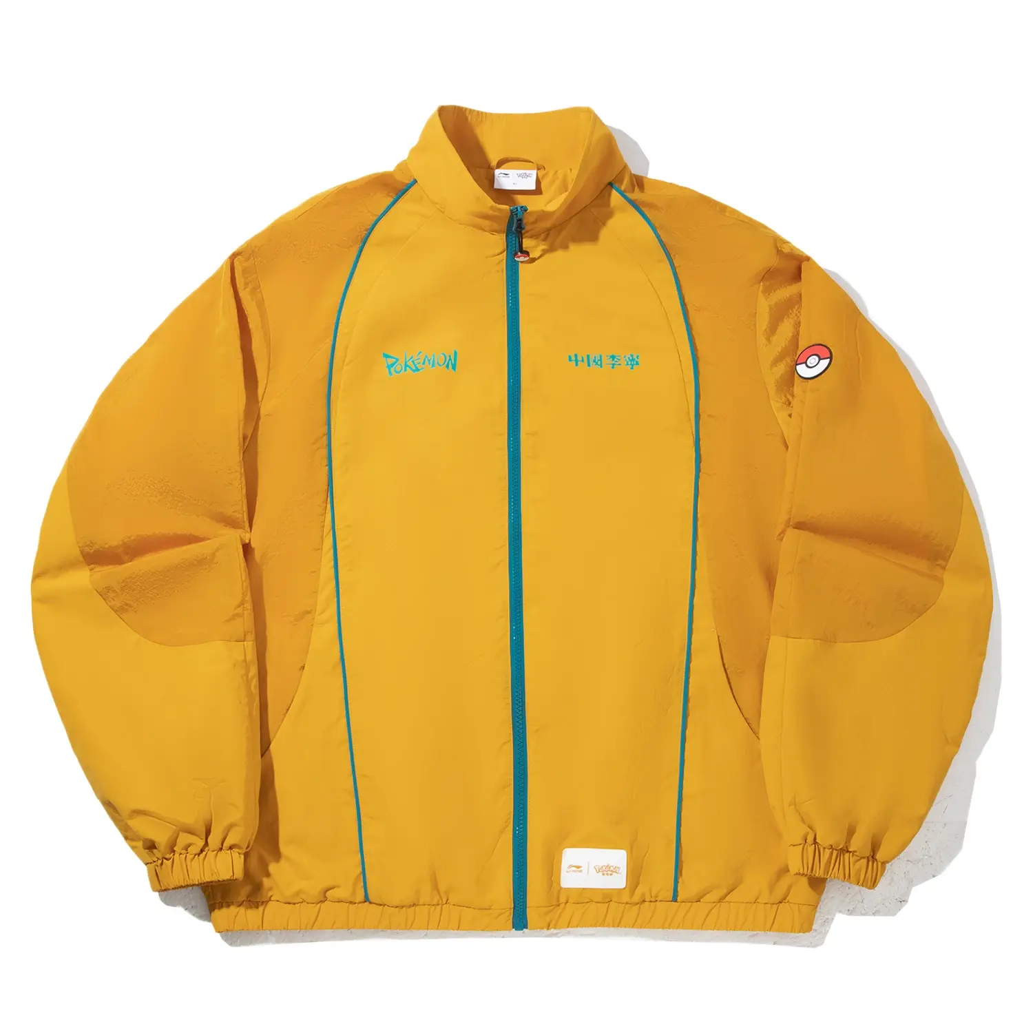 

LiNing Куртка мужская Pokemon, Ivory/Wheat Gold