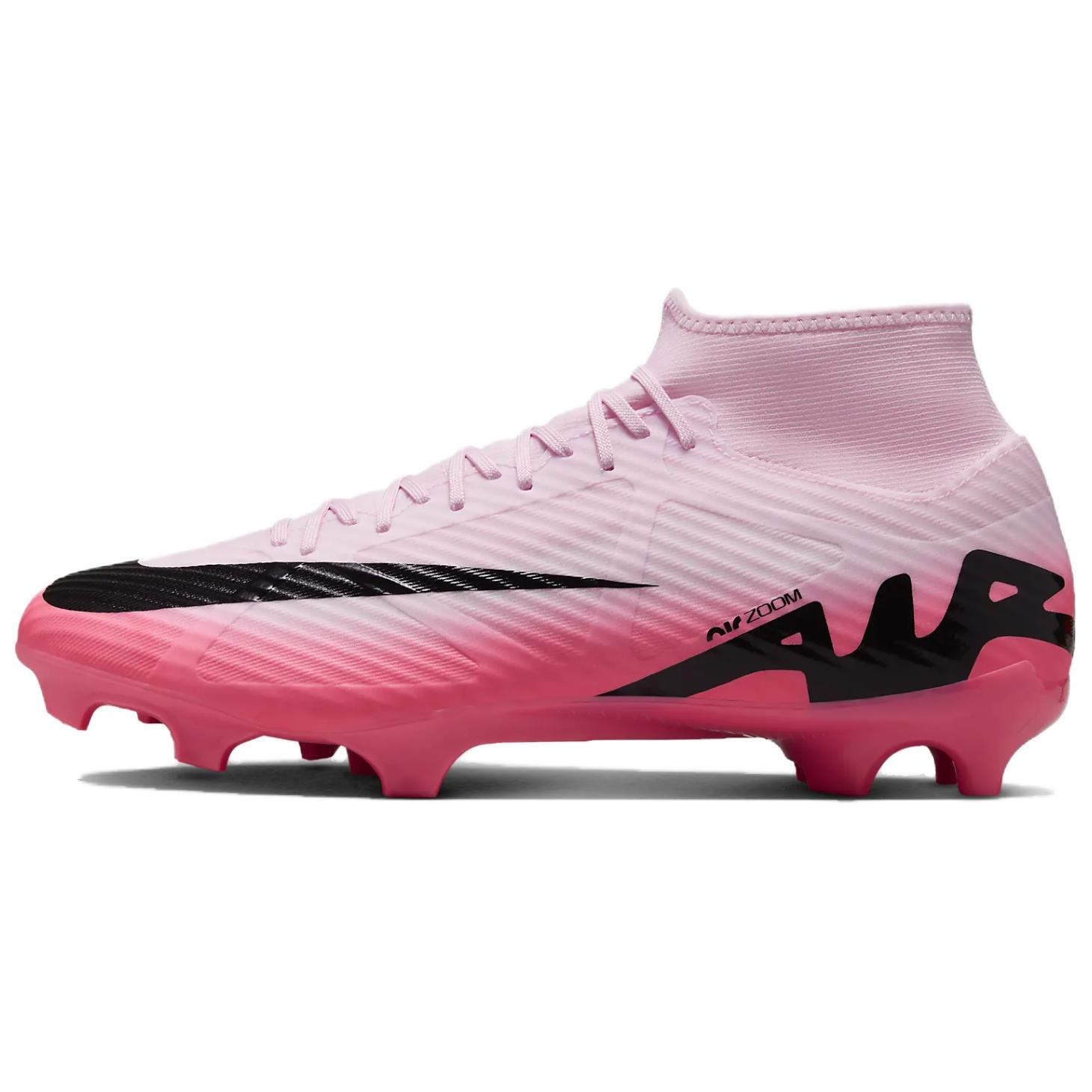 

Nike Zoom Mercurial Superfly 9 Academy FG/MG 'Mad Brilliance Pack' Розово-черная