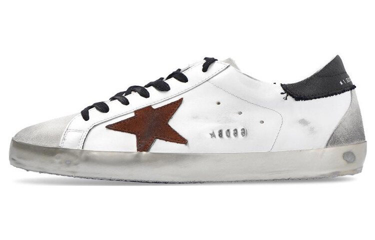 

Кроссовки Golden Goose Super-Star, белый / коричневый