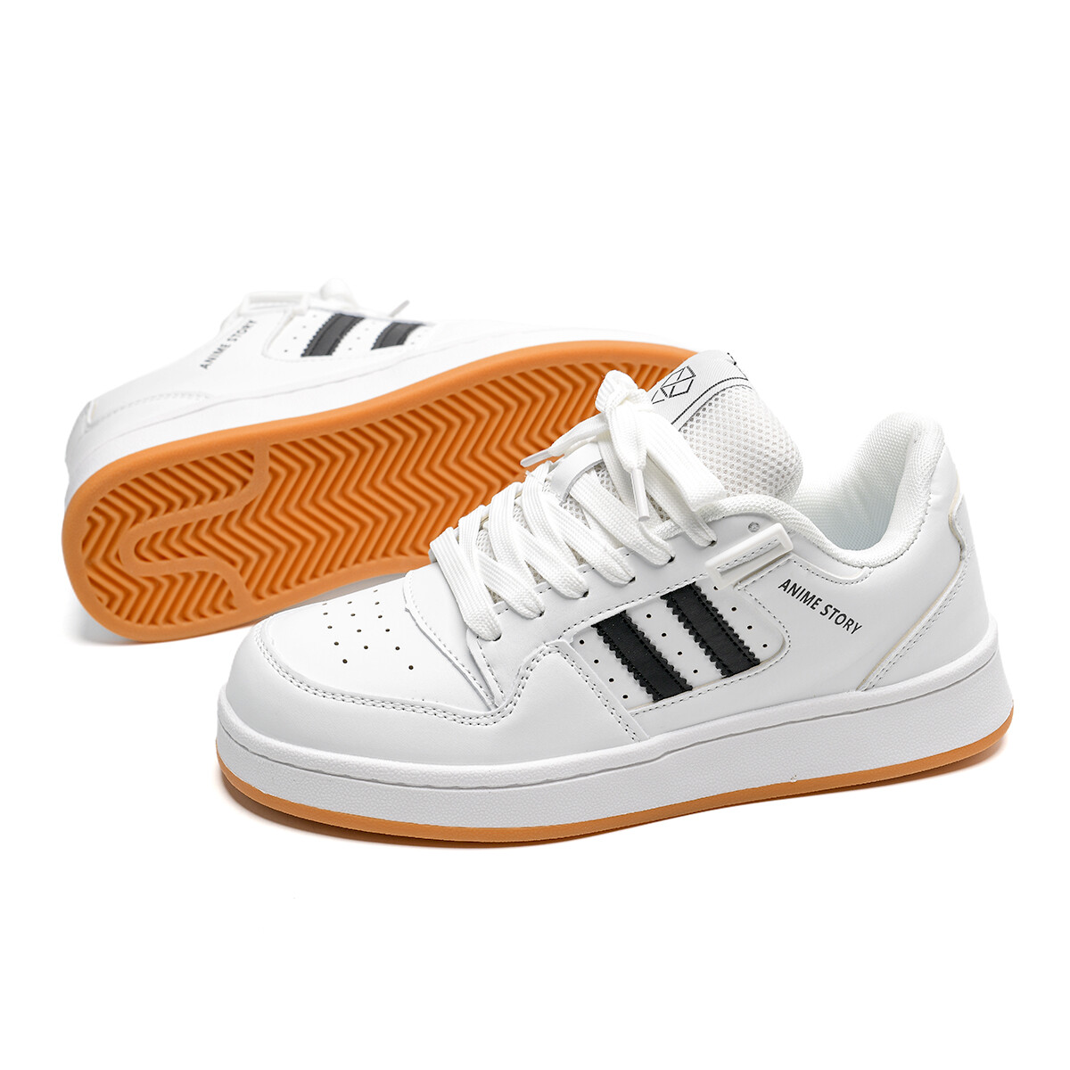 Кеды, обувь для скейтборда унисекс с низким верхом Abcio, розовый — фото 4