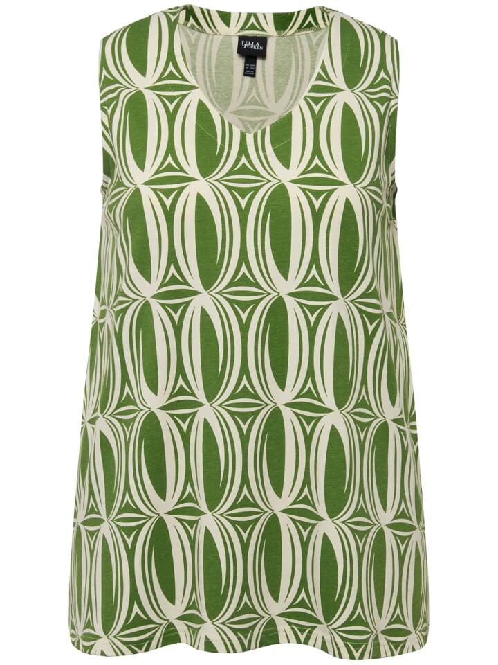 

Футболка Ulla Popken Strick Top, цвет moosgrün