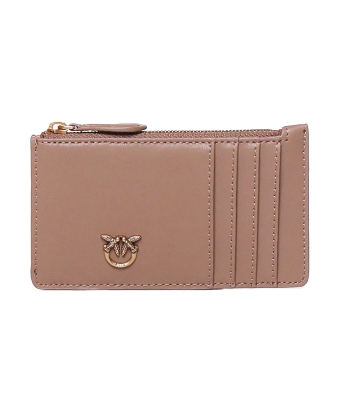 

Розовая сумочка с изображением влюбленных птичек Pinko, розовый