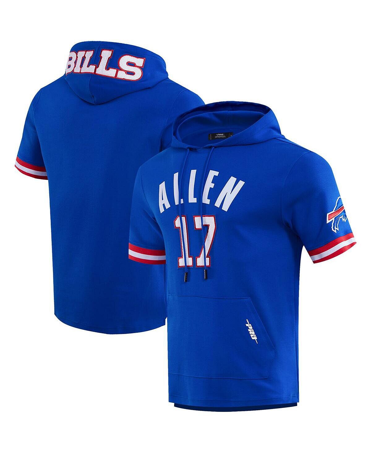 

Мужская футболка с капюшоном Josh Allen Royal Buffalo Bills с именем и номером игрока Pro Standard
