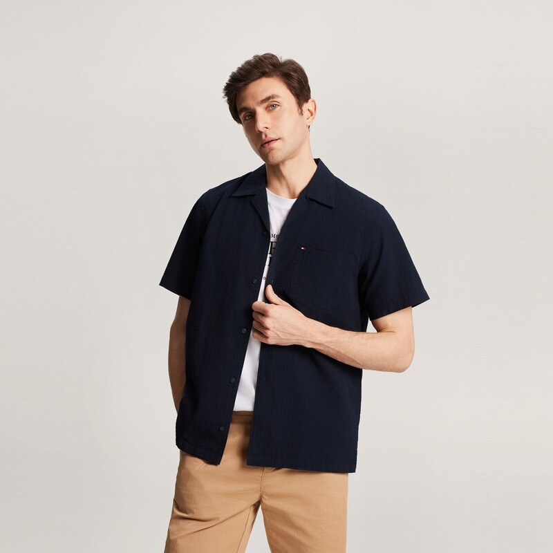 Рубашка мужская Tommy Hilfiger, серо-зеленый — фото 3