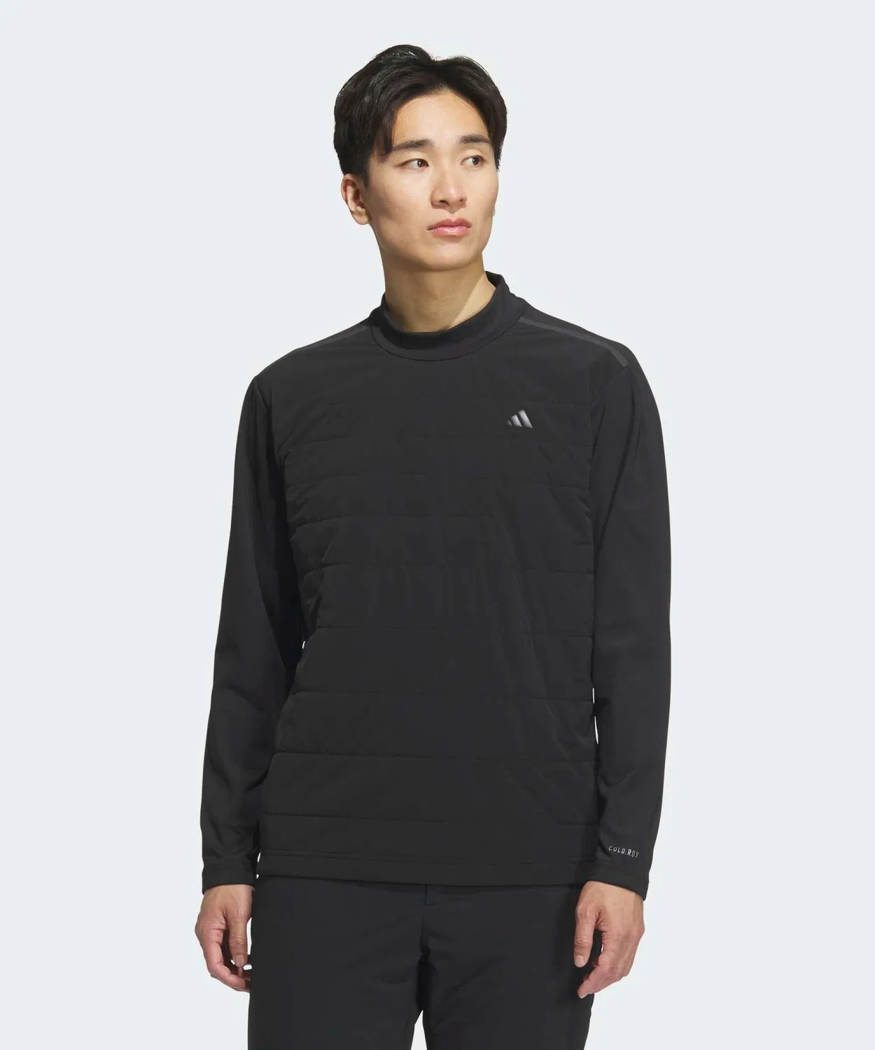 Мужская футболка с длинным рукавоми высоким воротом Frost Guard Mockneck Shirt Adidas, Черный