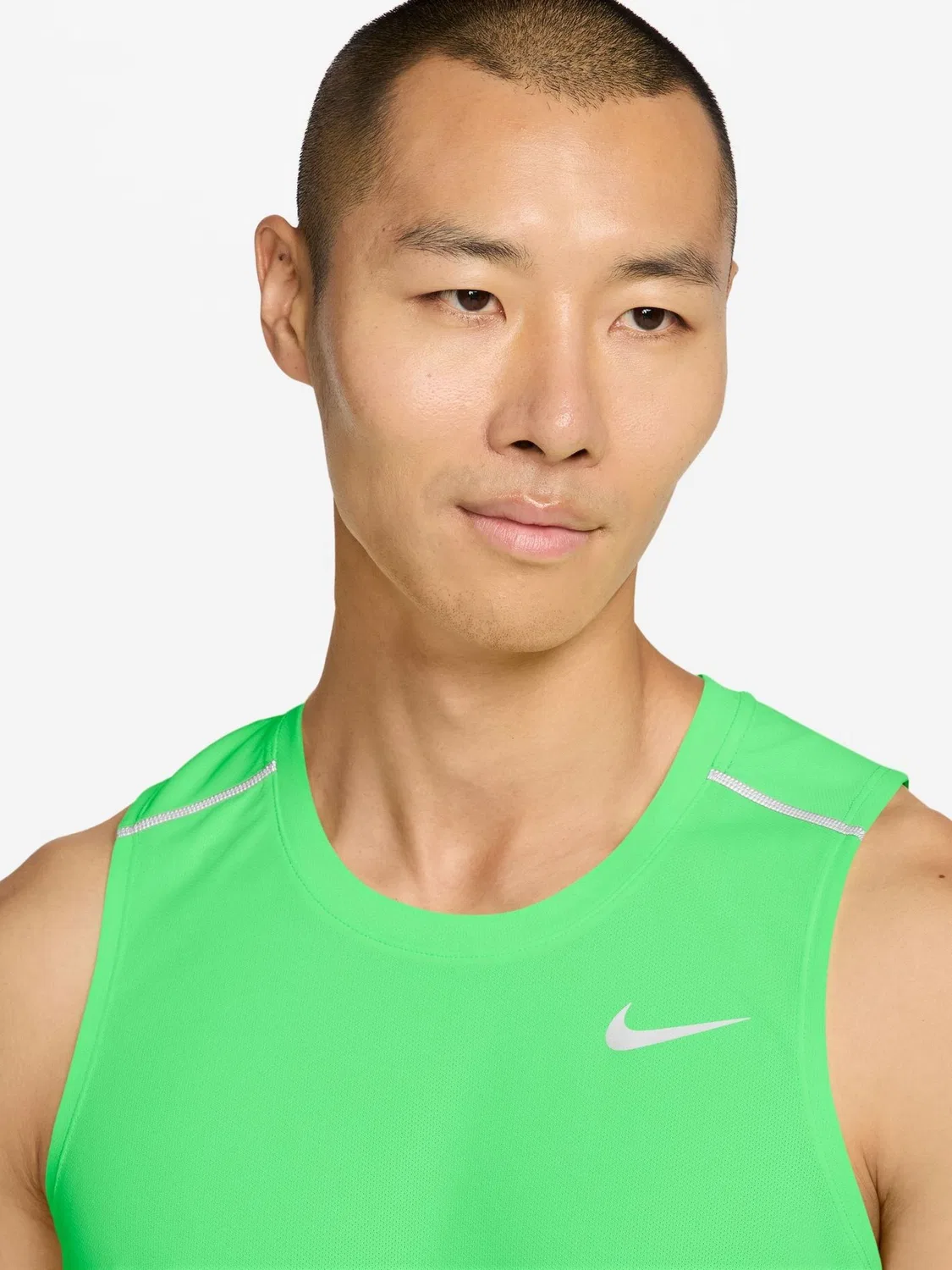 Жилет беговой Nike Miler Dri-FIT, Illusion Green — фото 3