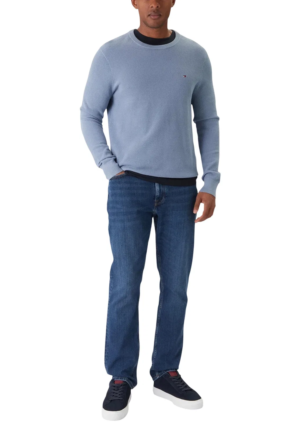 Мужские джинсы с принтом Tommy Hilfiger, Blue — фото 3