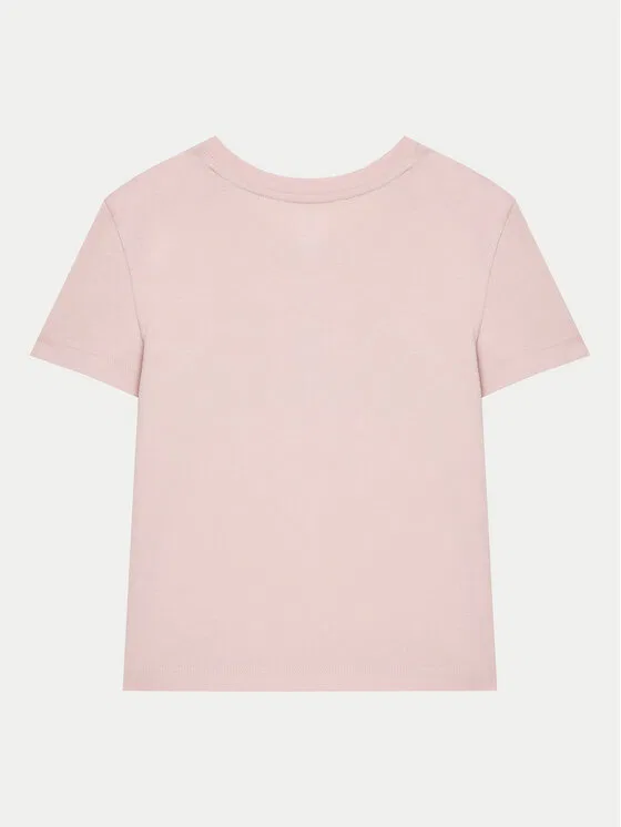 Футболка relaxed fit Gap, розовый — фото 2