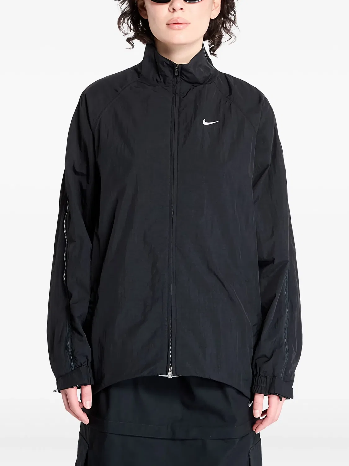 Бомбер с застежкой на молнии Nike, черный