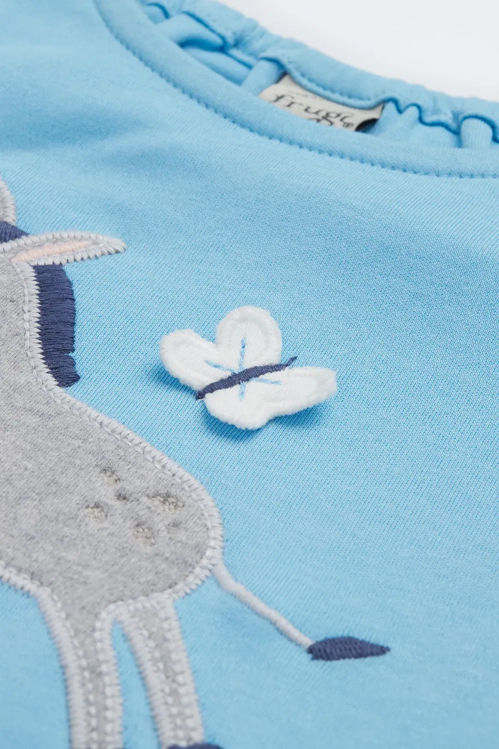 Детская футболка с аппликацией Emily Frugi, Blue — фото 4