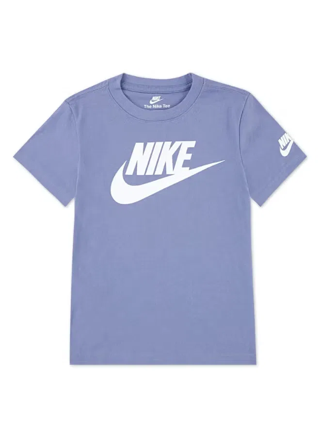 Футболка с коротким рукавом Toddler Futura Evergreen Nike, индиго — фото 3