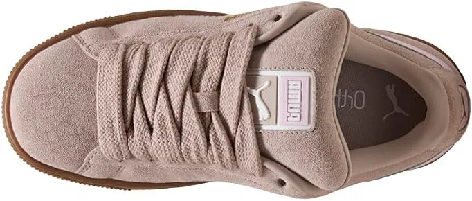 Детские кеды для мальчиков Suede XL PUMA, Beige — фото 4