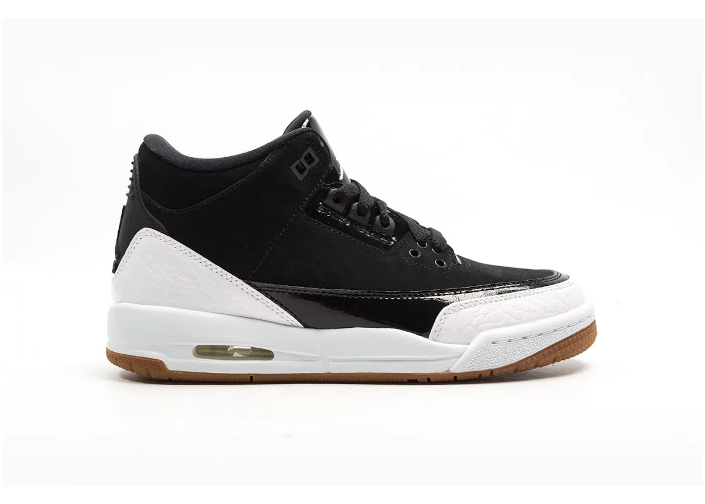Детские кроссовки Lifestyle Jordan 3 Retro Jordan, Black/White-Gum Medium Brown