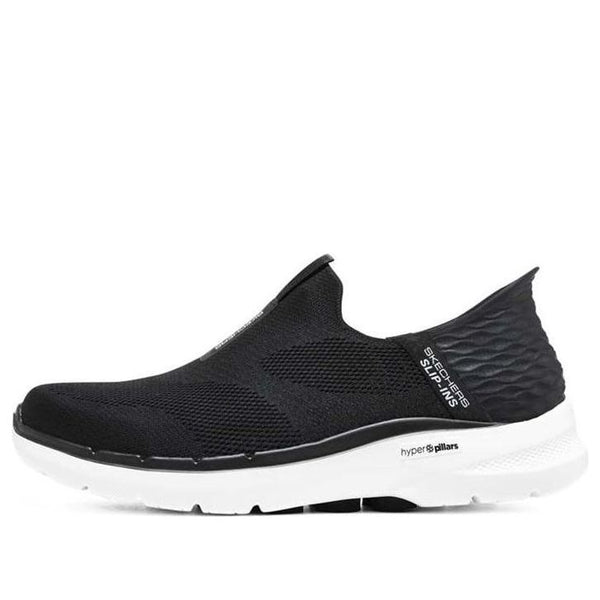 

Кроссовки go walk 6 'black white' Skechers, черный