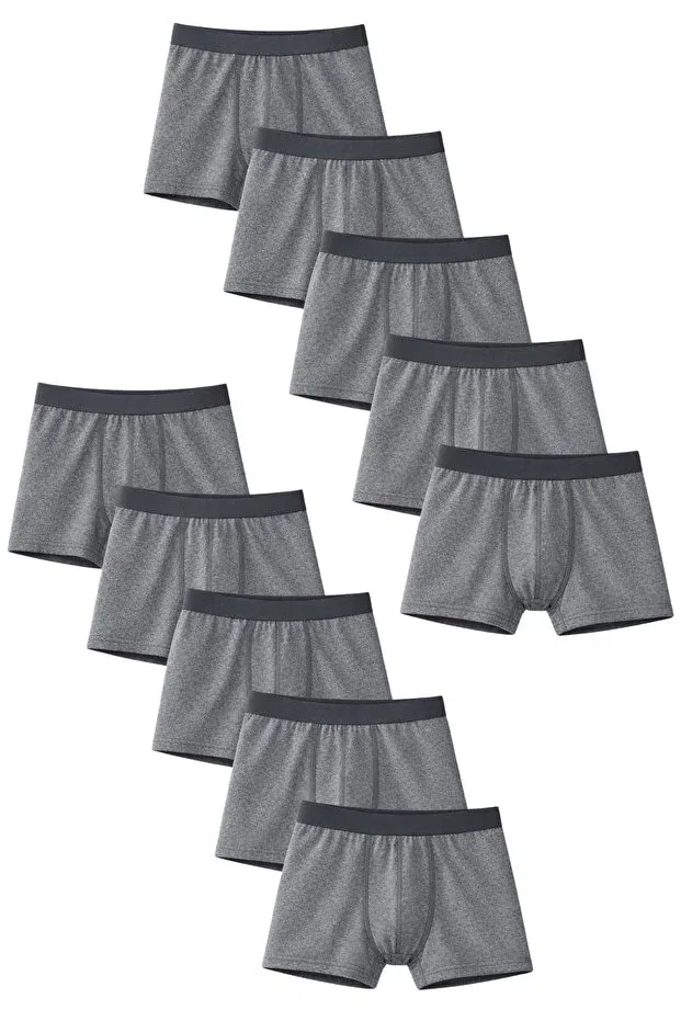 Детские боксеры для мальчиков хлопковые Basics Freemen, Anthracite-Anthracite