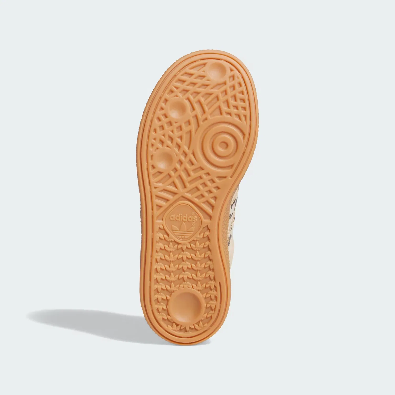 Детские кроссовки с леопардовым принтом Handball Spezial Adidas Originals, песочный/белый/mesa — фото 3