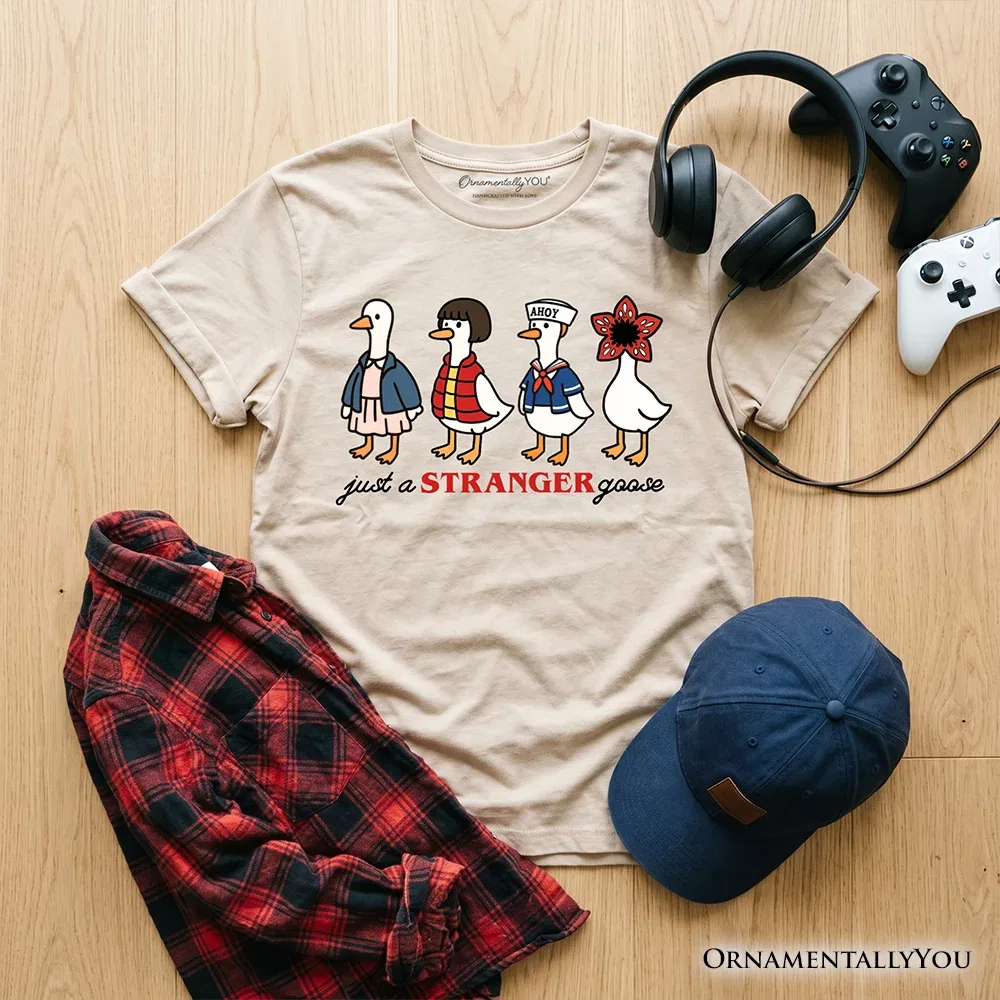 Детская футболка с принтом Just a Stranger Goose OrnamentallyYou, Sand
