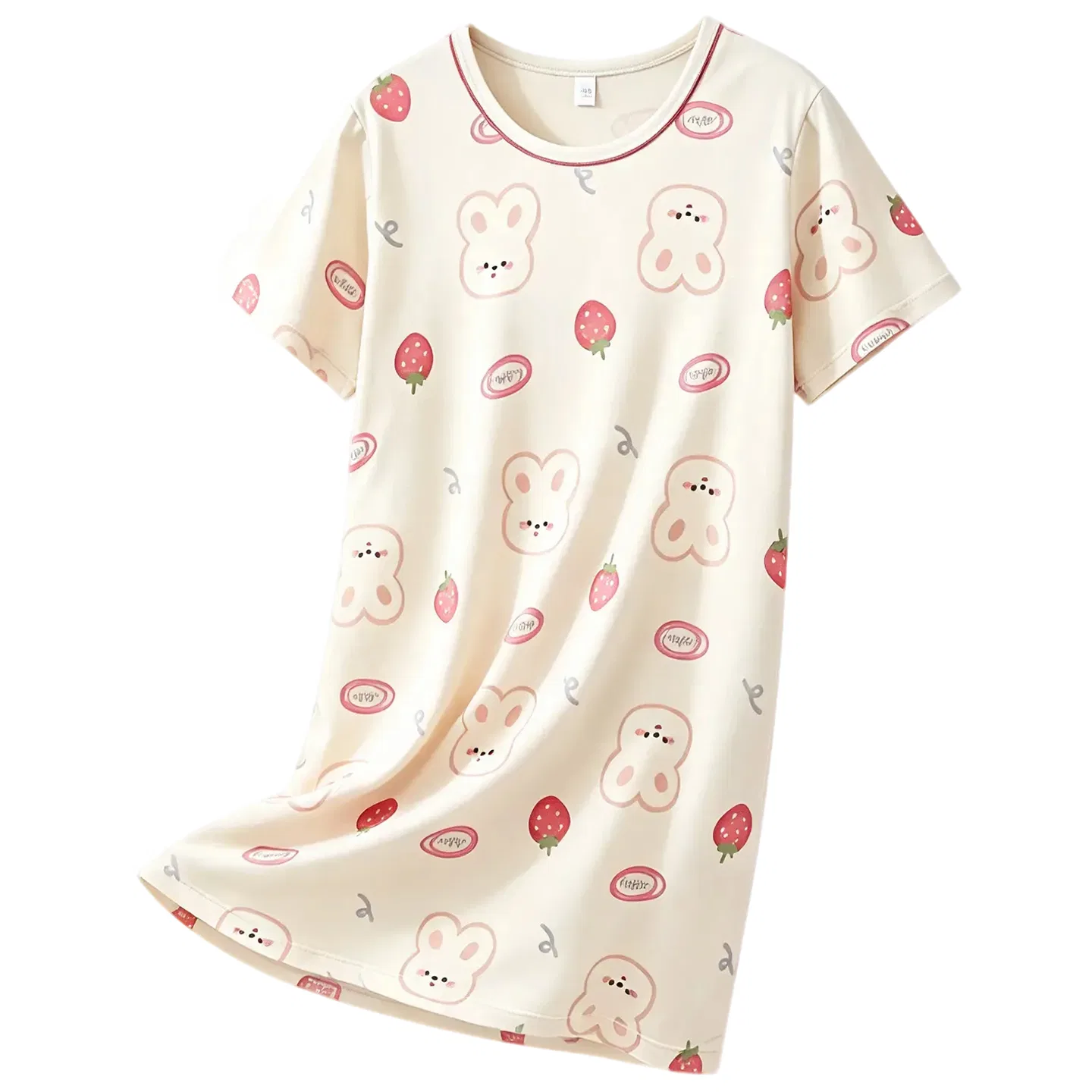 Детская пижама с коротким рукавом Red Bean, L014# Pink Rabbit