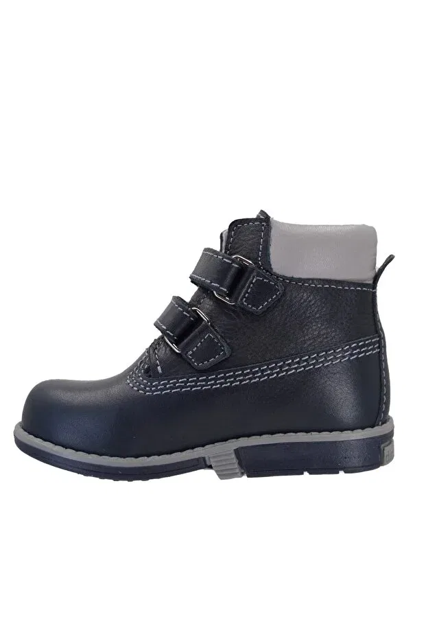 Детские ботинки для девочек с застежкой-липучкой Ortopedia, Navy Blue — фото 4