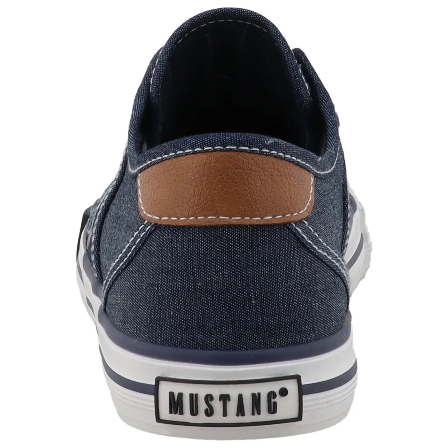 Детские слипоны-кроссовки на резинке Mustang Shoes, Navy — фото 2