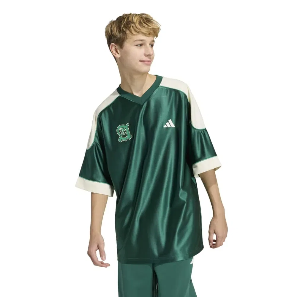 Футболка с коротким рукавом V-образным вырезом Adidas Stadium Jersey Adidas, зеленый