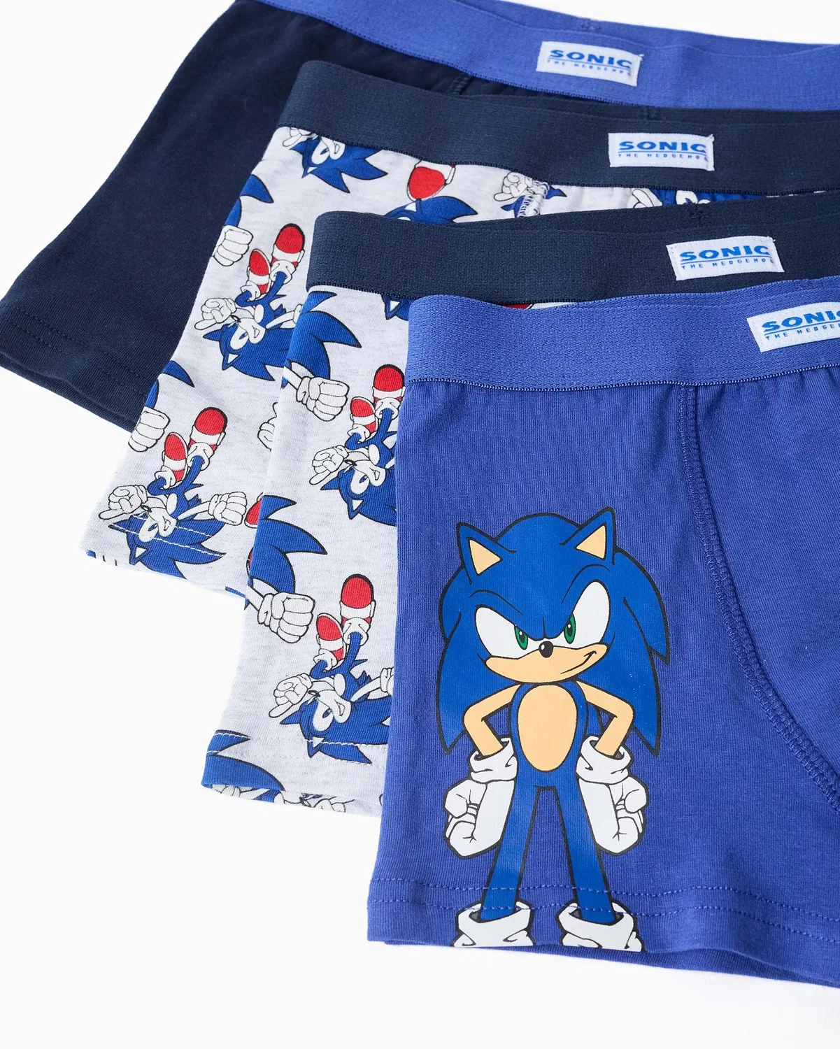 Детские боксеры для мальчиков с принтом Sonic Zippy, Multicolor — фото 2