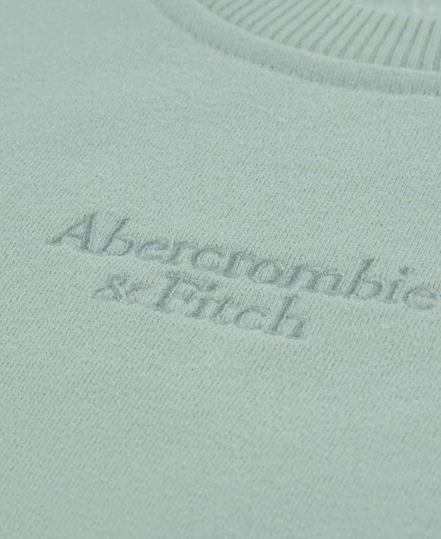 Свитшот детский с длинным рукавом, поло abercrombie kids, Silt Green — фото 4