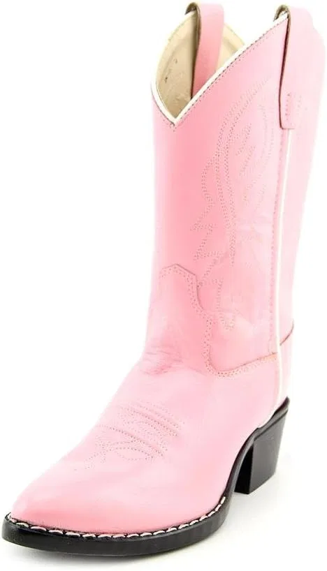 Детские сапоги для девочек с мысом J Toe Western Boot Old West, Pink