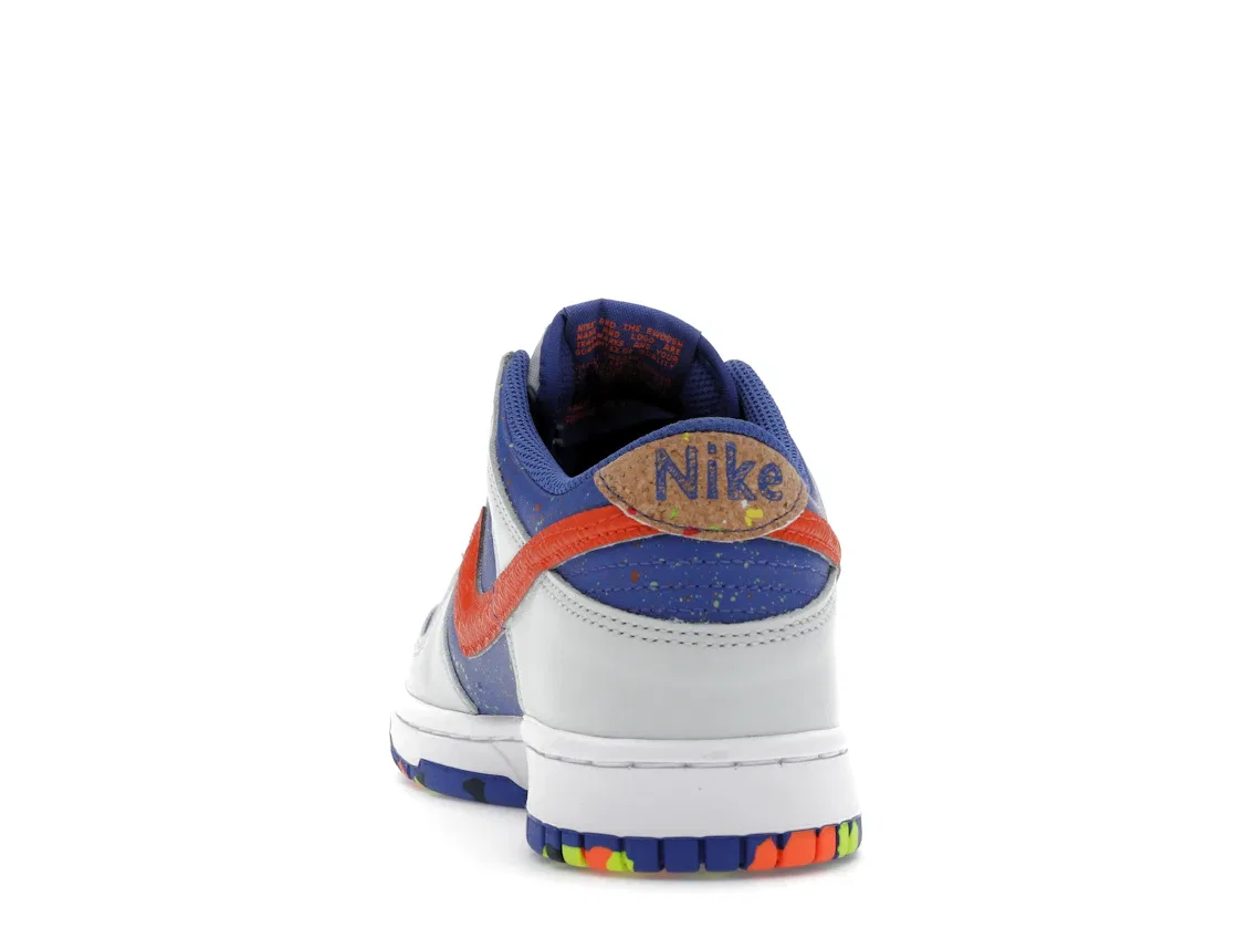 Детские кроссовки Lifestyle Nike Dunk Low, Photon Dust/Astronomy Blue/Volt/Total Orange — фото 4