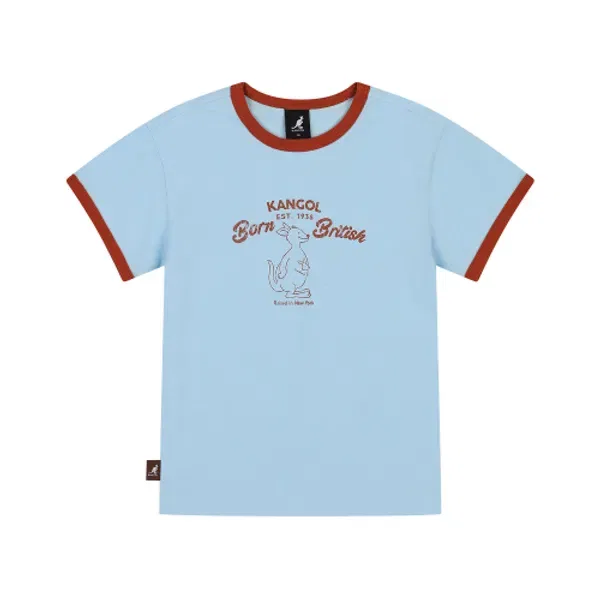 Футболка с принтом, короткий рукав, sb 0115, Kangol Kids, синяя