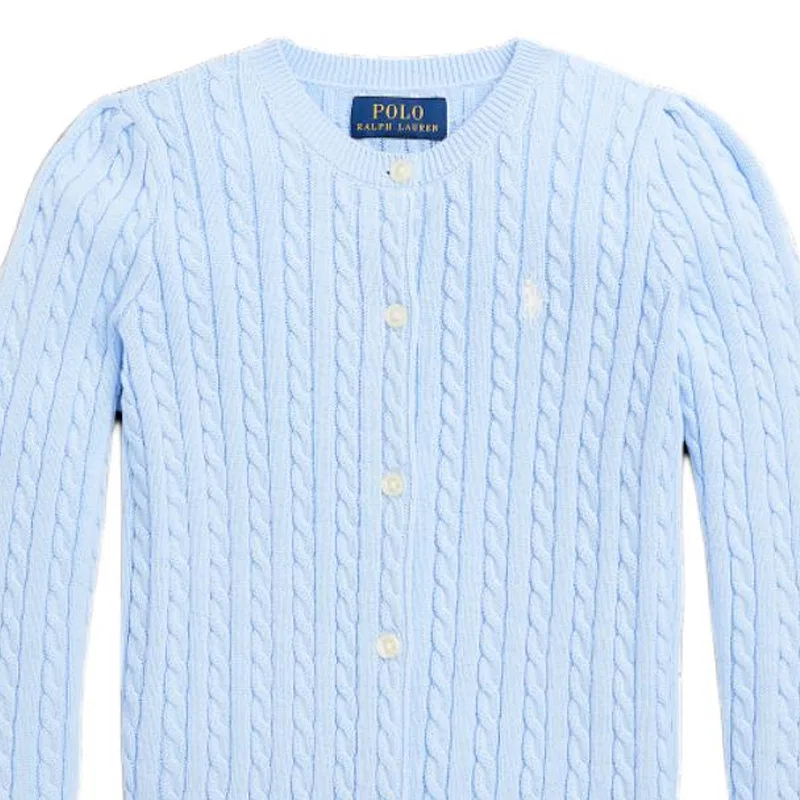 Детский джемпер с длинным рукавом Polo Ralph Lauren, Sky Blue — фото 4