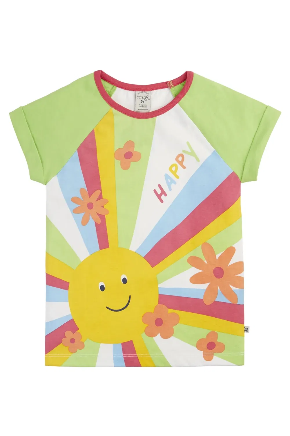 Футболка с рукавом реглан Nyomi raglan t-shirt Frugi, Multi