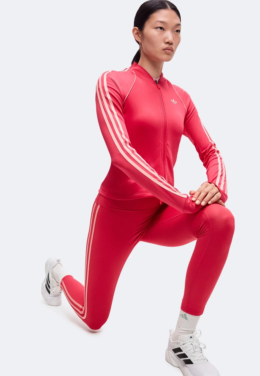 Леггинсы Originals Sport Superstar 7/8 Adidas Performance, Power Pink — фото 4