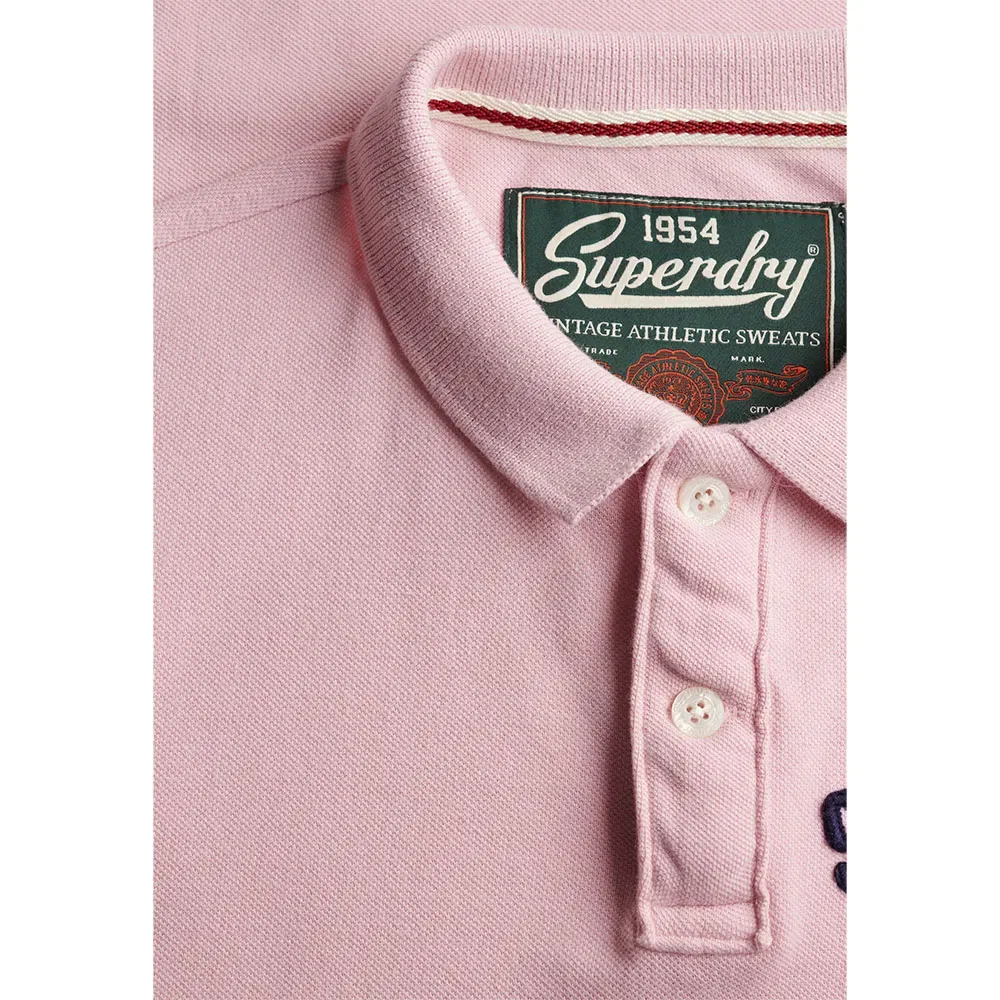 Мужское поло с коротким рукавом Vintage Athletic Superdry, Pink — фото 2