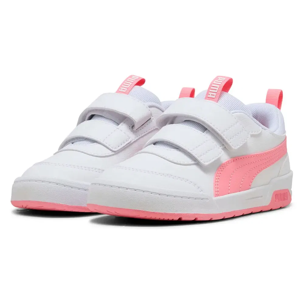 Детские кроссовки для девочек с липучкой Multiflex 2 SL V PS Puma, White