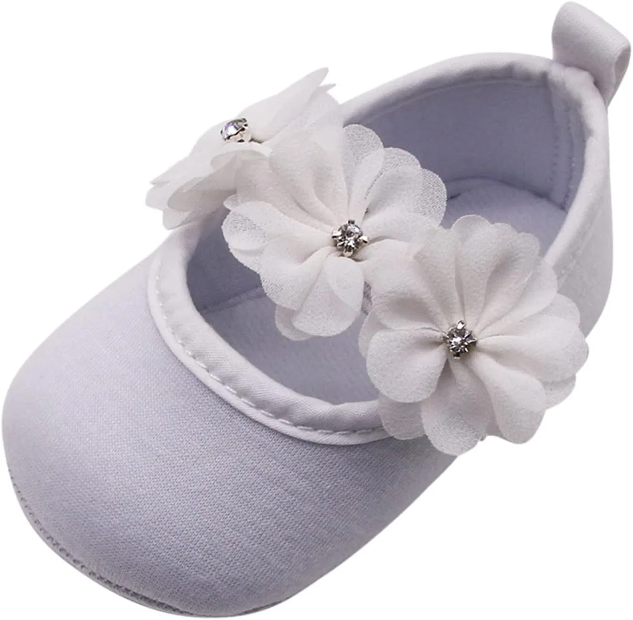 Детские туфли Мэри Джейн для девочек с мягкой подошвой, White