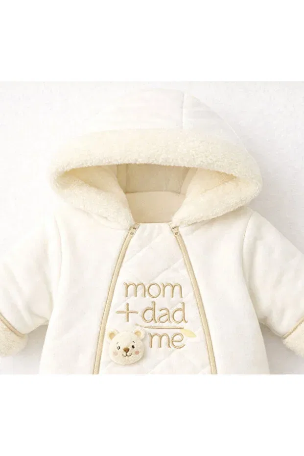 Детский комбинезон для новорожденных из велсофта Астронавт Kardeşler Bebe, White1 — фото 2