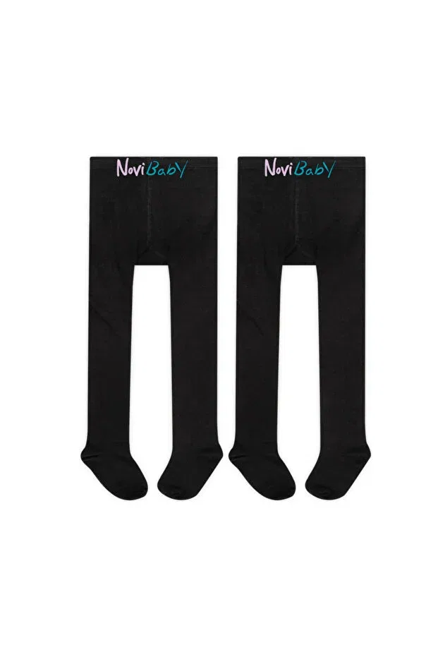 Детские колготки для новорожденных хлопковые Basics Novibaby, Black