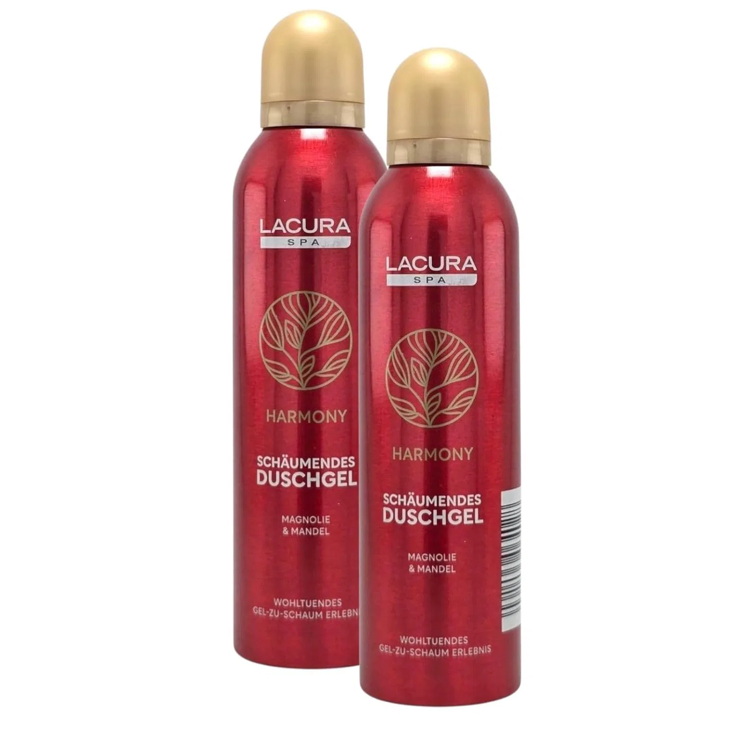 Пенящийся гель для душа SPA Harmony с магнолией и миндалем, 200 мл, набор 2 шт Generisch