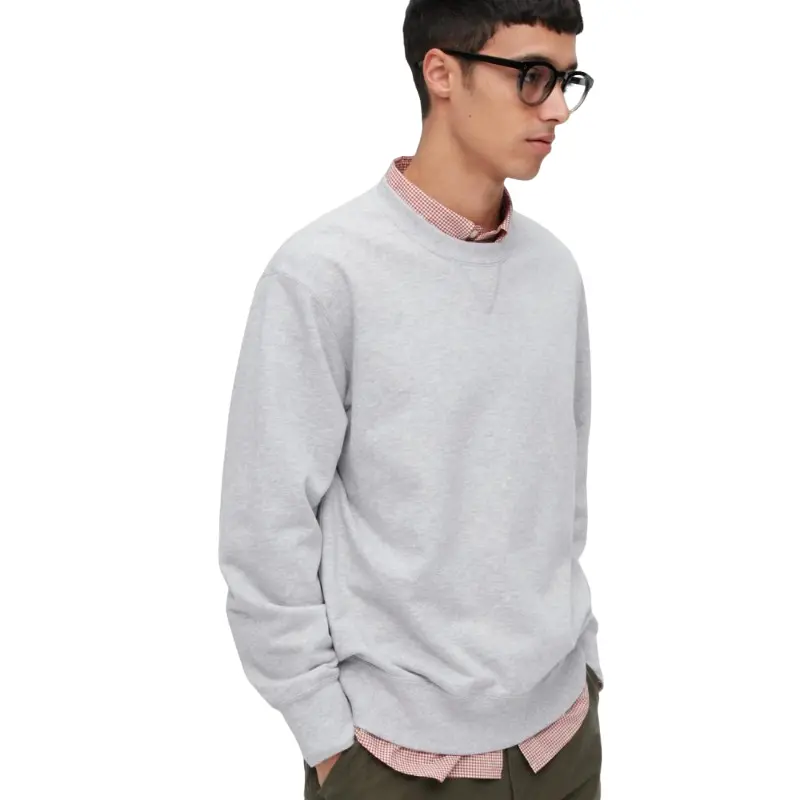 

Свитшот Uniqlo Cotton, серый