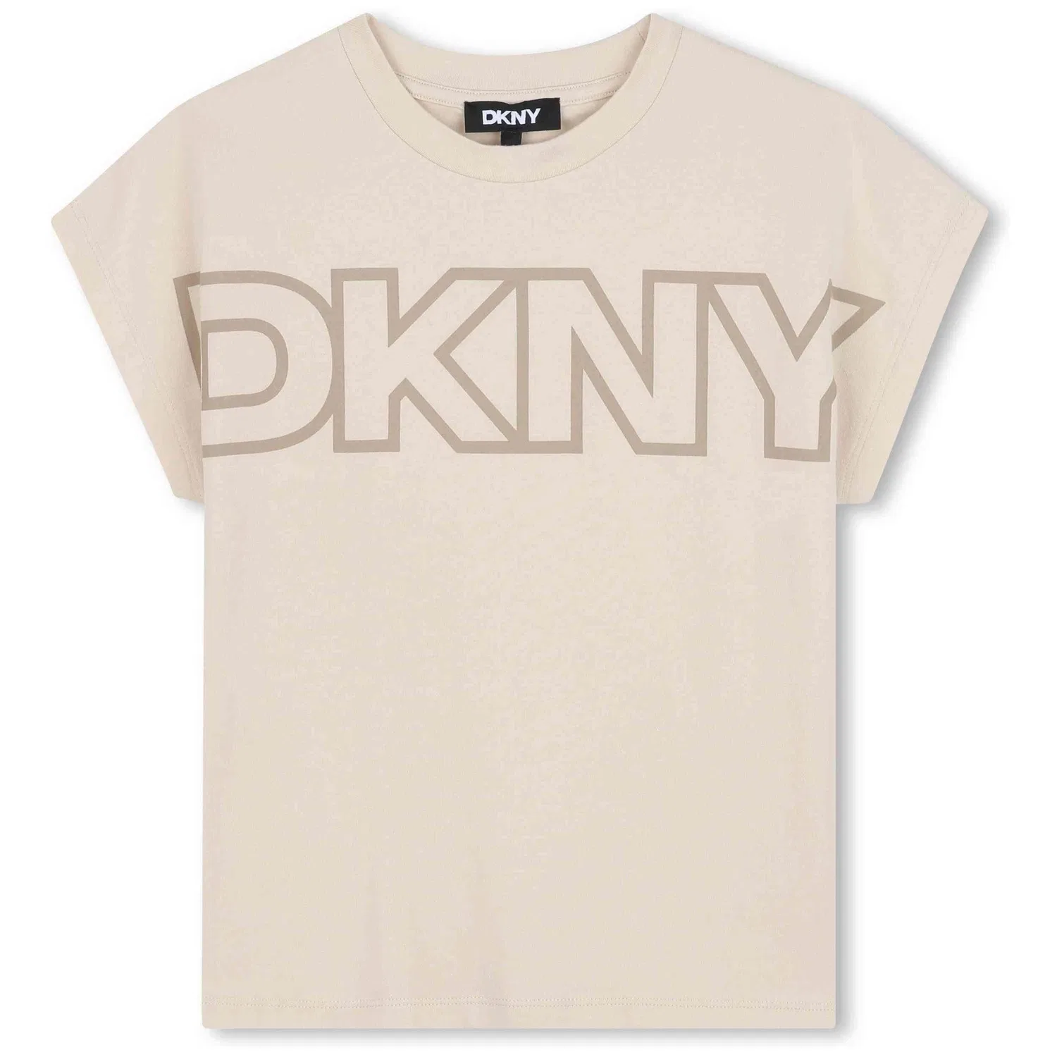 Детская футболка с коротким рукавом Dkny D62412_217, Beige
