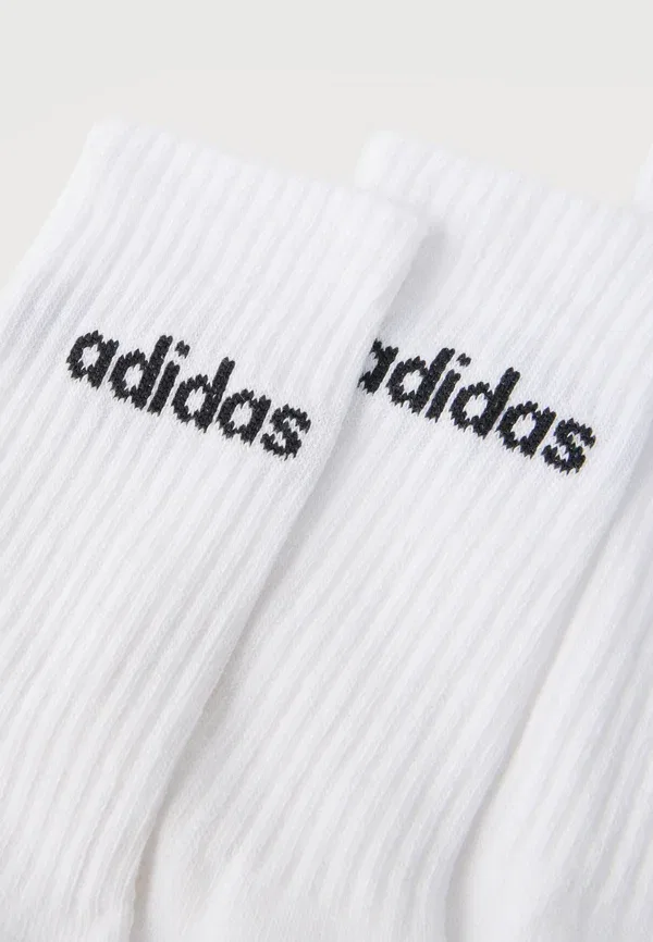 Спортивные носки Linear Crew с амортизацией, комплект из 6 пар Adidas Performance, белый/черный — фото 2