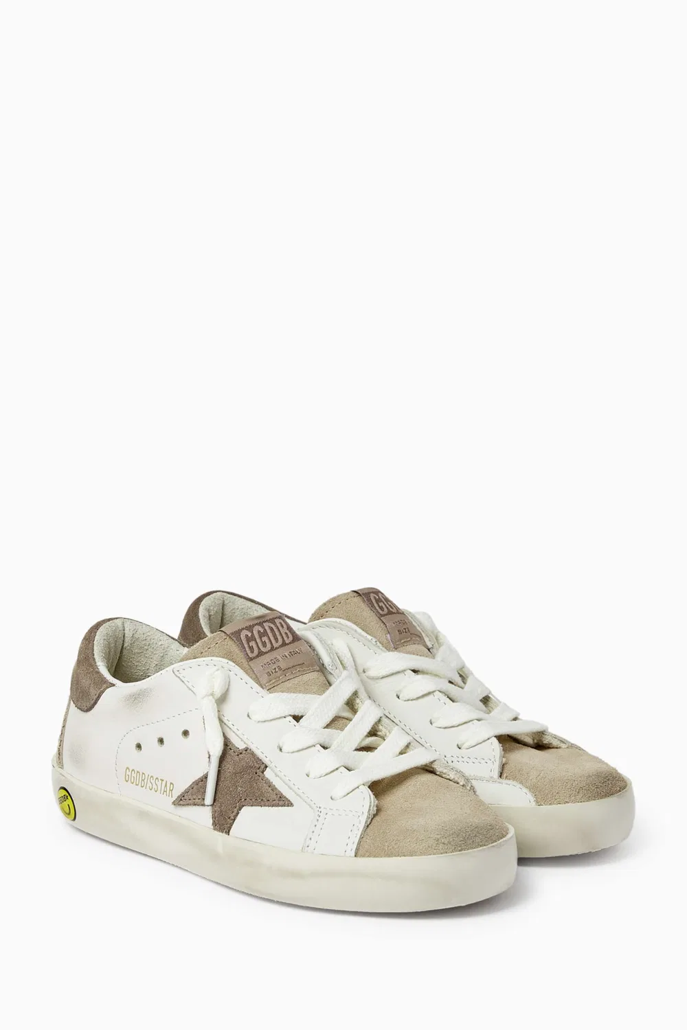 Кроссовки кожаные Junior Super-Star GOLDEN GOOSE