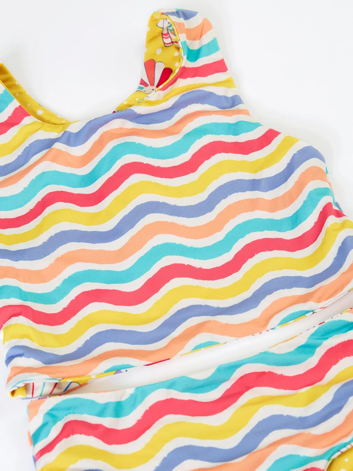 Купальник раздельный Tegan Reversible Frugi, желтый — фото 4