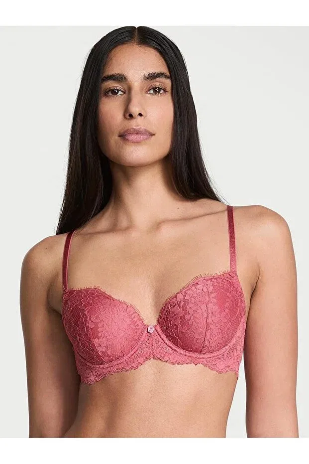 Женский бюстгальтер с кружевом Victoria'S Secret, Coral