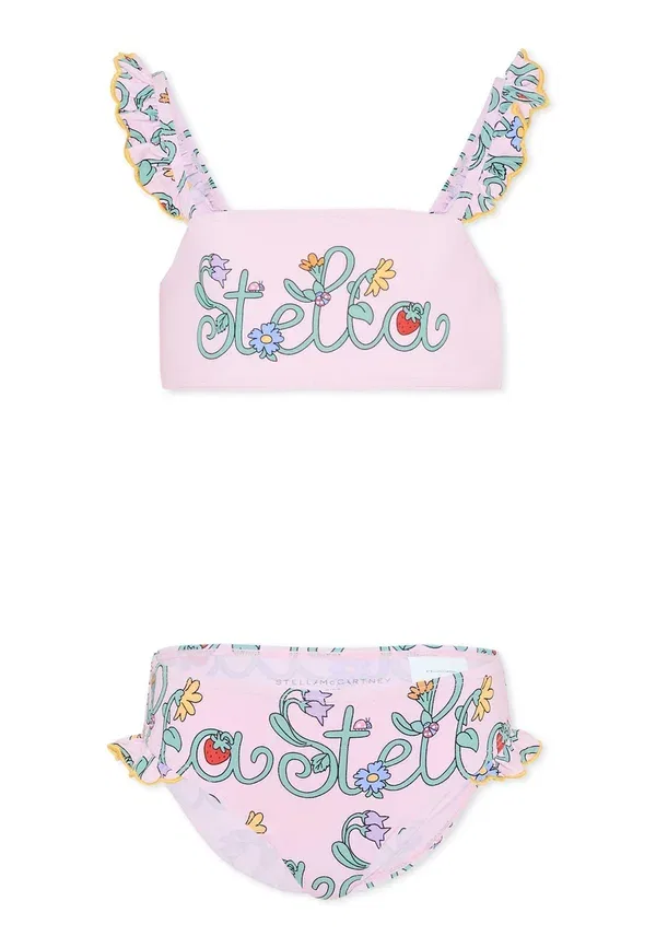 Купальник-бикини с принтом Stella Mccartney Kids, Pink, розовый