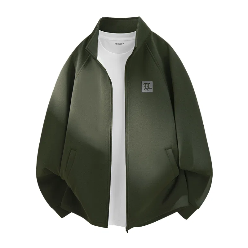 Детская куртка с воротником-стойкой Tonlion, Цвет: Military green