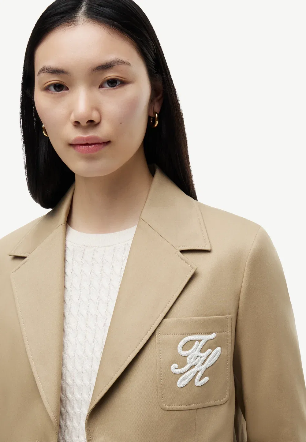 Блейзер Tommy Hilfiger, Camel — фото 4