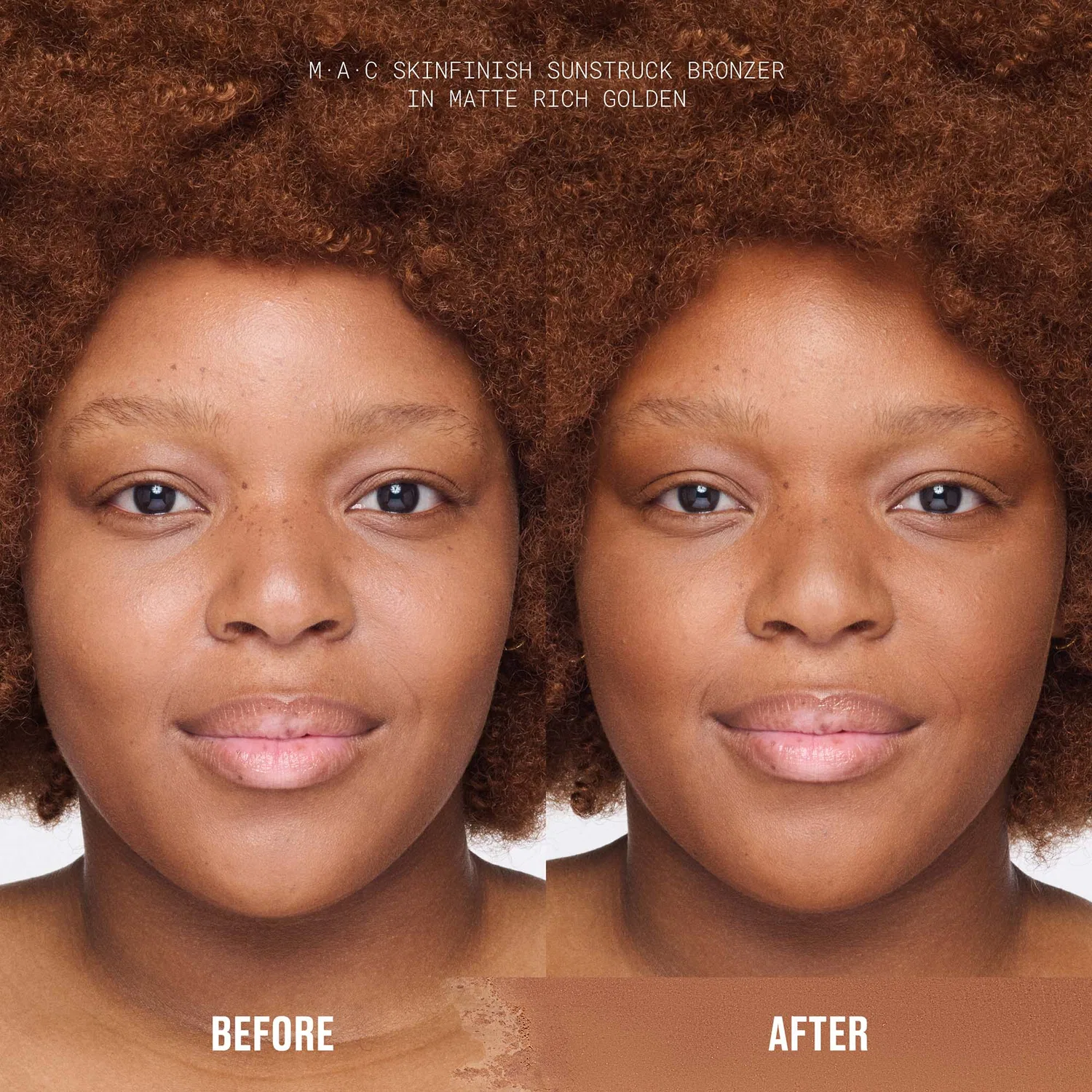 Бронзер матовый Skinfinish Sunstruck Matte Bronzer MAC, Rich Golden — фото 4