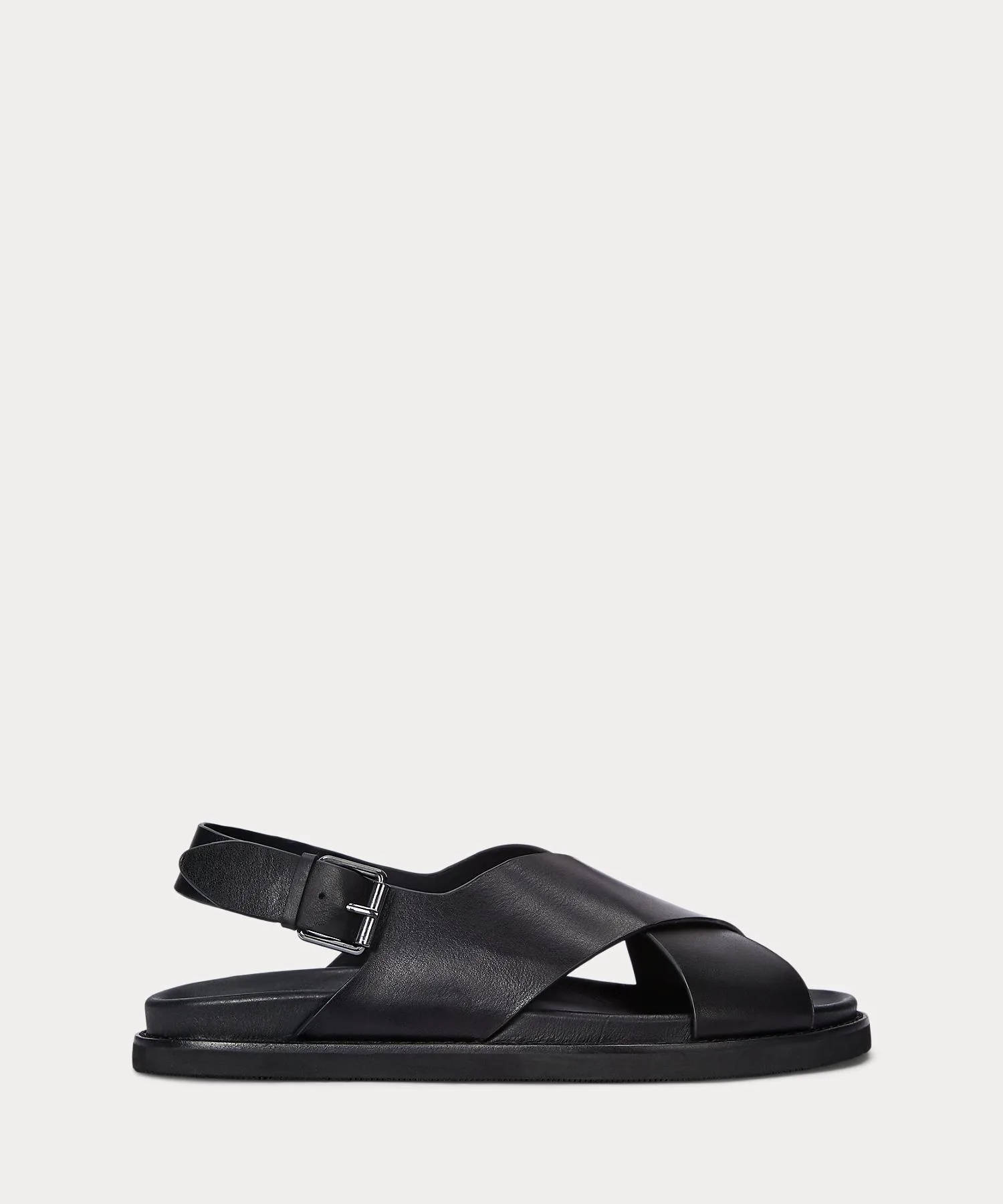 Мужские кожаные сандалии Zane POLO RALPH LAUREN чёрные